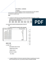 Tabla de datos agrupados.