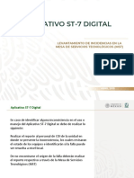 Aplicativo St-7 Digital Reporte MST Incidencias