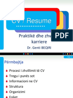 Zhvillimi I CVResume