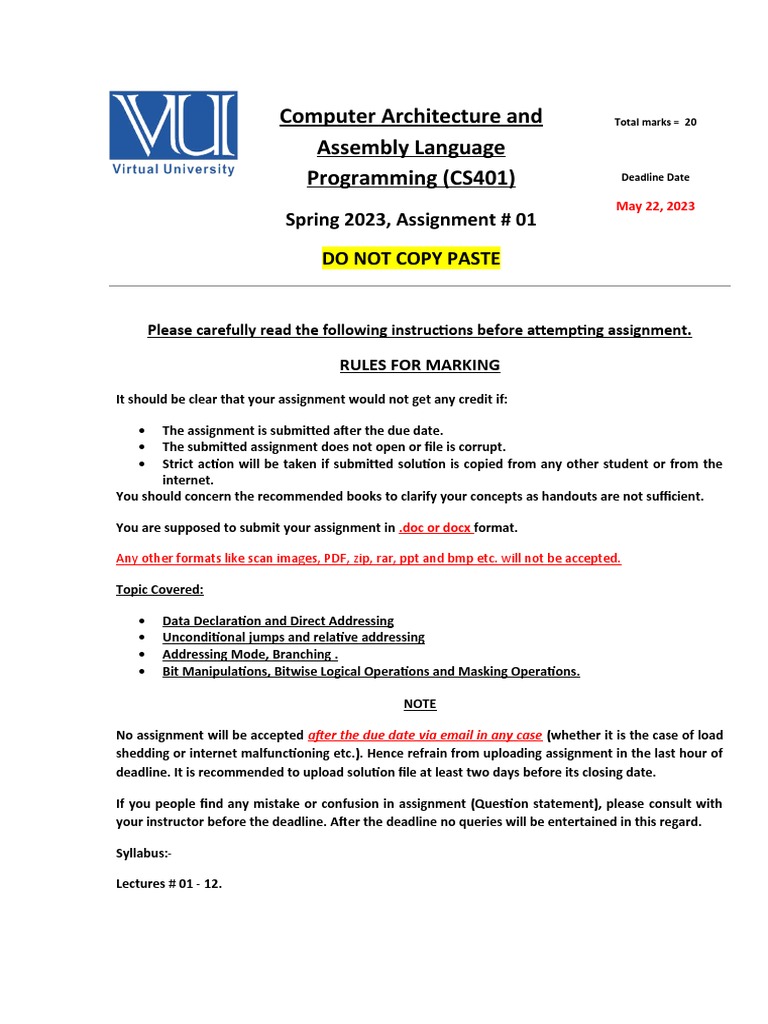 Spring 2023 CS401 1 Solution PDF