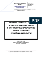 PTS Desmantelamiento de Laminas Del Tanque (DPT-08)