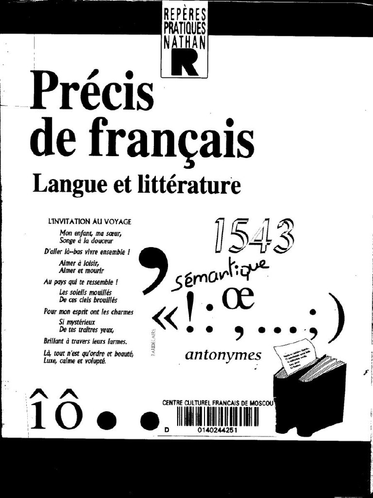Précis de Français | PDF