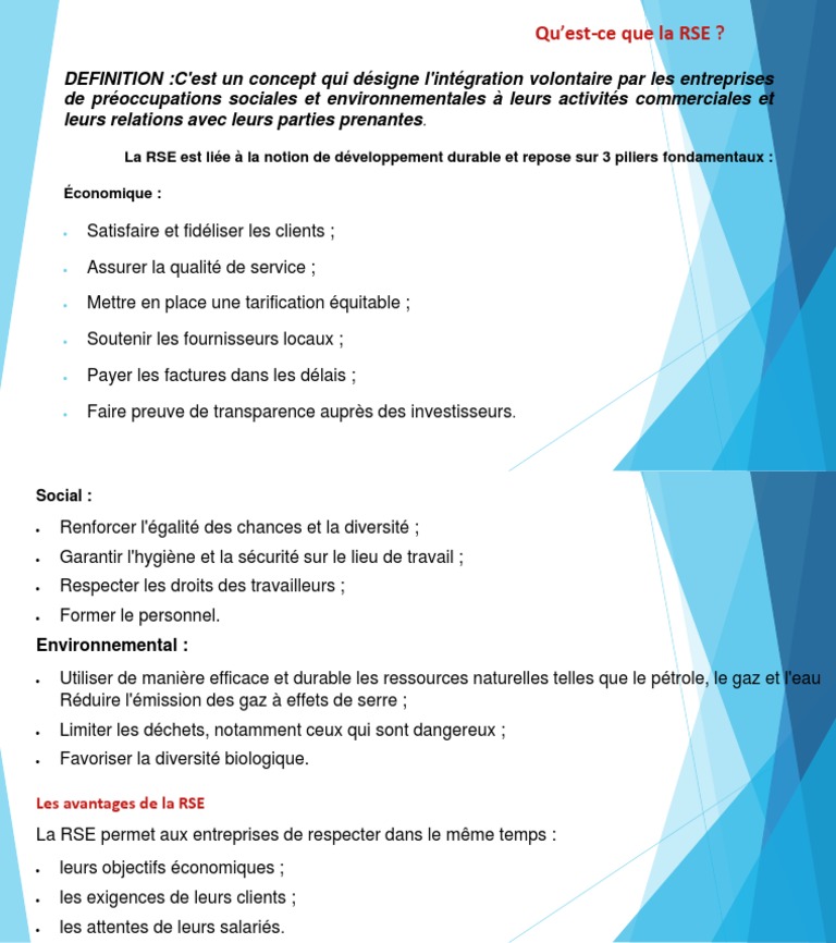 Qu est ce que la rse pdf