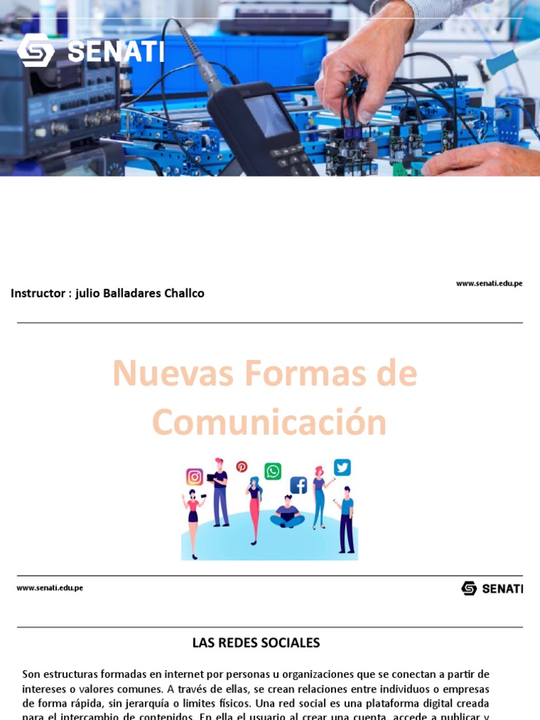 Nuevas Formas De Comunicacion Pdf Chat En Linea Internet
