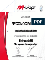 Francisco Mauricio Baena Meléndez - Certificación Mirage 2023