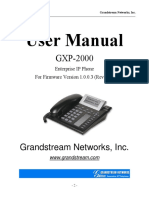 GXP2000 Manual