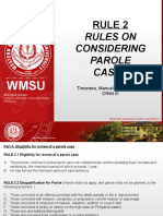 Rules in Parole