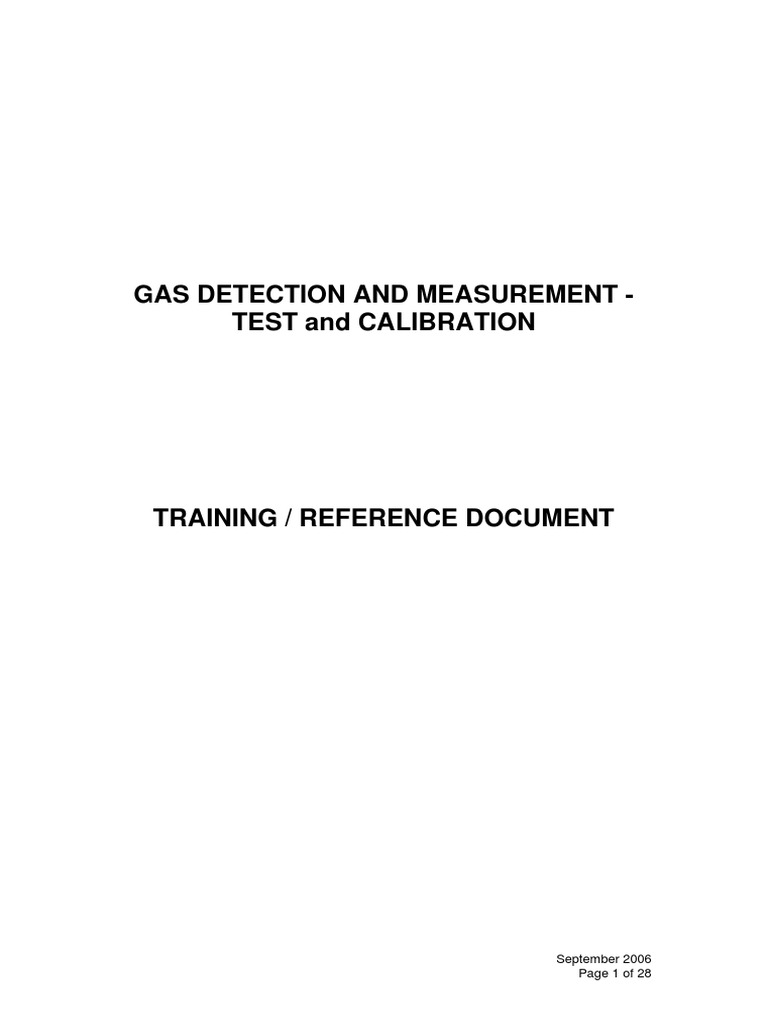 INC GasDetection PDF Calibration Oil Tanker