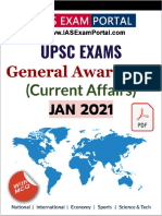 Ias Exam Portal - Monthly Current Affairs Jan 2021