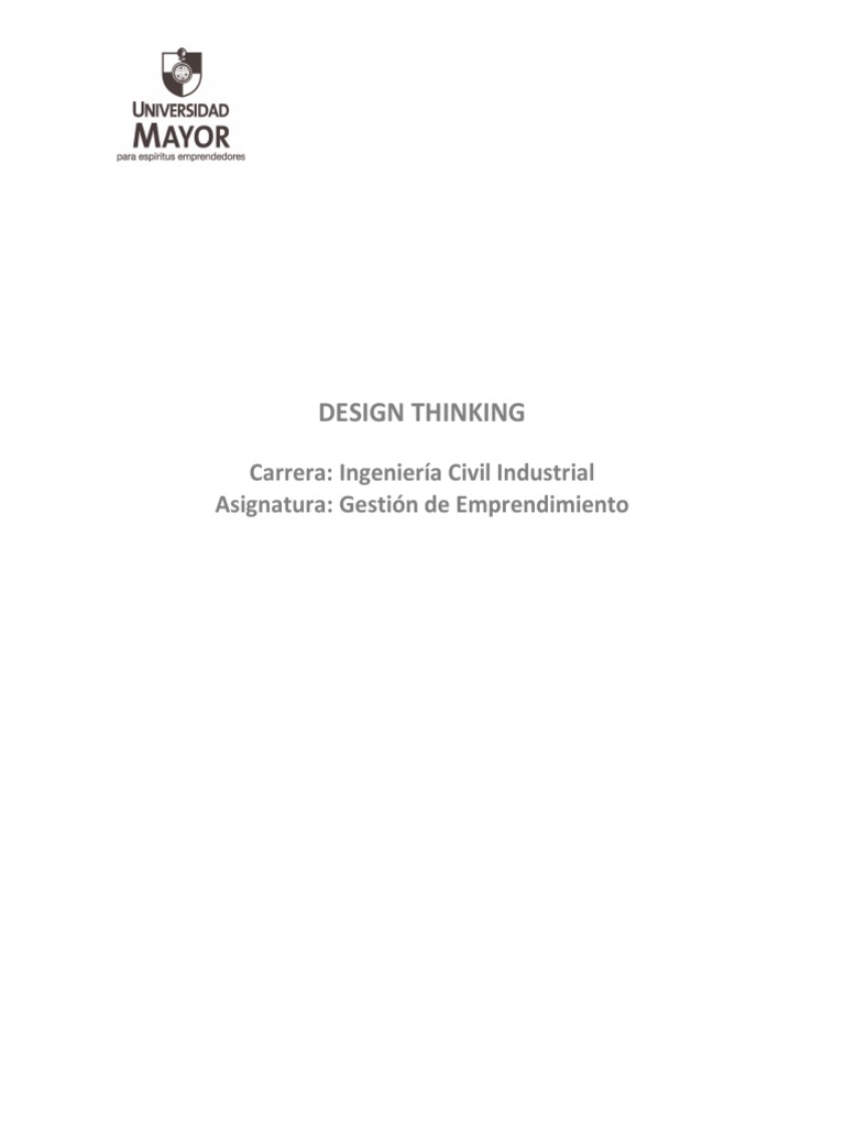 Design Thinking Pdf
