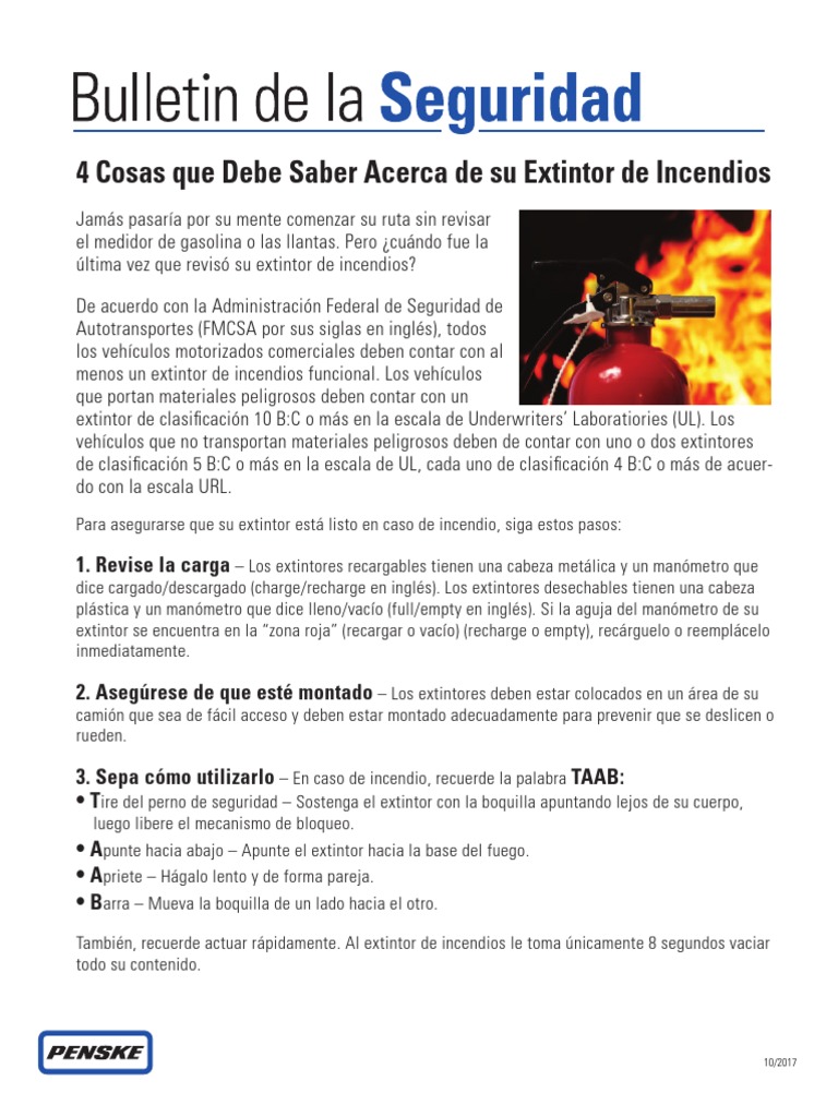 Oct2017 Fire Extinguisher Spanish PDF