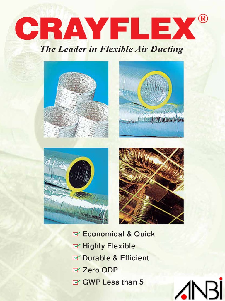 Crayflex Flexible Duct Specifications | PDF | Duct (Flow) | Wire