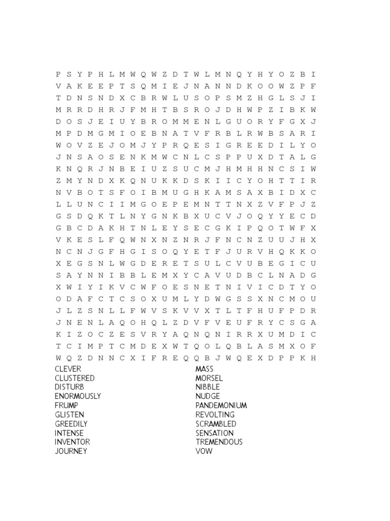 Find A Word | PDF | Wellness