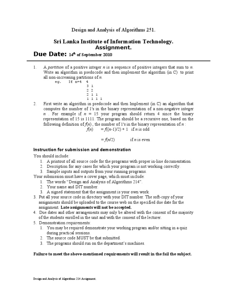 Assignment 2010 | PDF | Career & Growth | Computers
