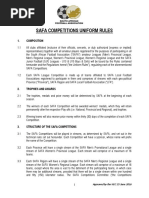 SAFA Statutes Application Rules | PDF | Fee | Government