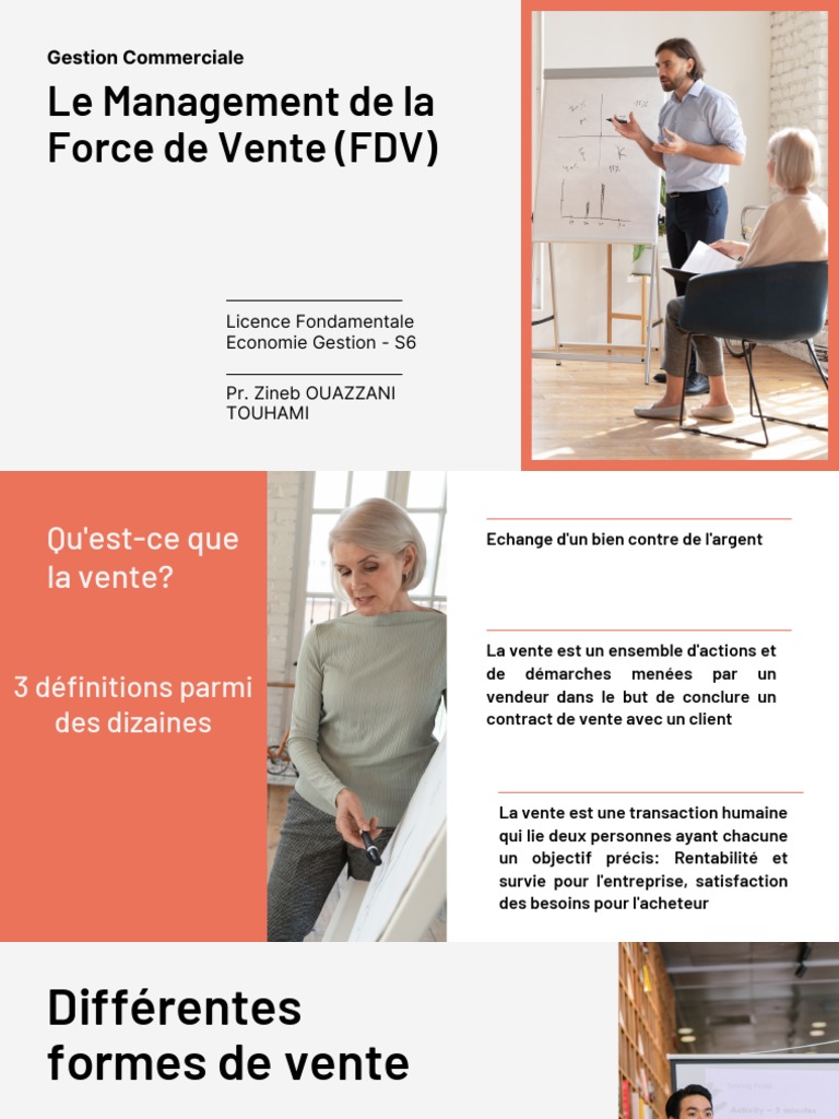 Management de la Force de Vente | PDF | Sodles | Business