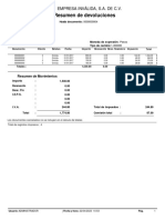 Reporte de Devoluciones