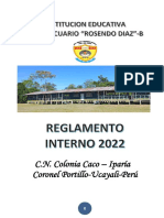 Reglamento Interno 2022