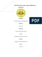 El Reglamento de Trabajo de Grado de La Universidad Tecnológica Del Cibao Oriental (UTECO)