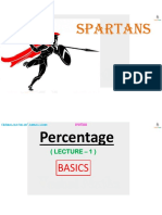 Percentage Class-1 Q