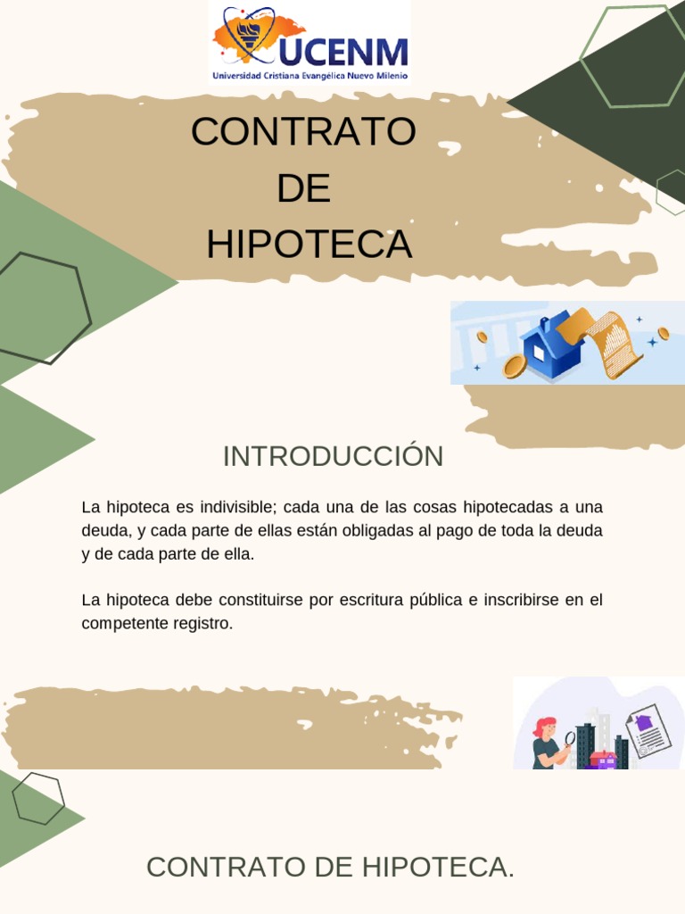 Contrato de Hipoteca | PDF