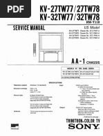 KV-27XBR51 KV-27XBR55 | PDF | Physical Quantities | Electricity