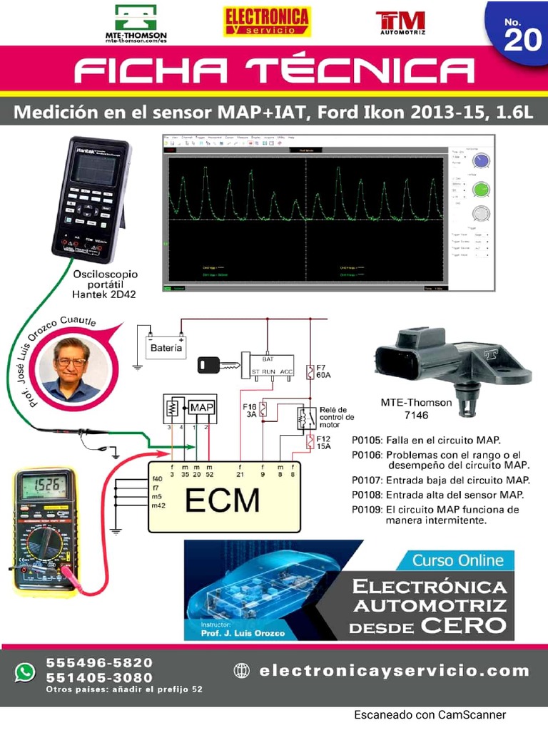 20.-FICHA TÉCNICA Sensor MAP-IAT Ford Ikon 2013-15 | PDF