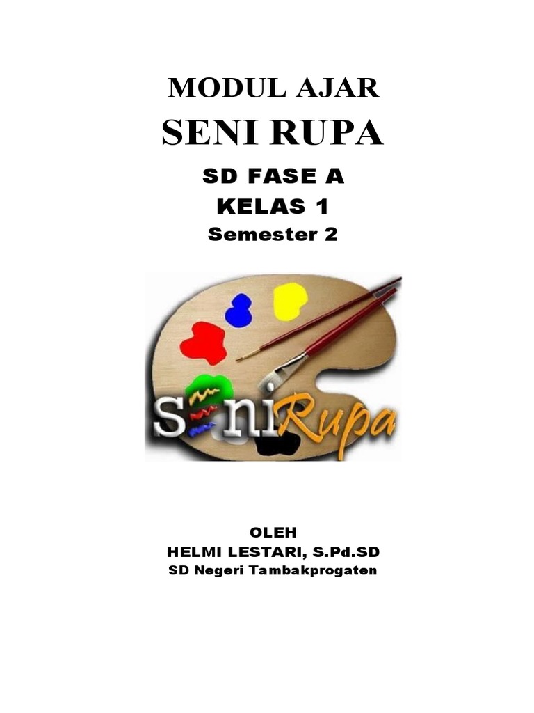 Modul Ajar Seni Rupa Kelas 1 SD | PDF | Karier & Perkembangan