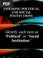 Q2 Week 2 Assessing Political and Social Institutions