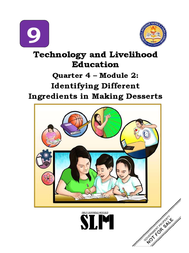 Tle9 Cookery Q4 Mod2 Pdf Desserts Custard