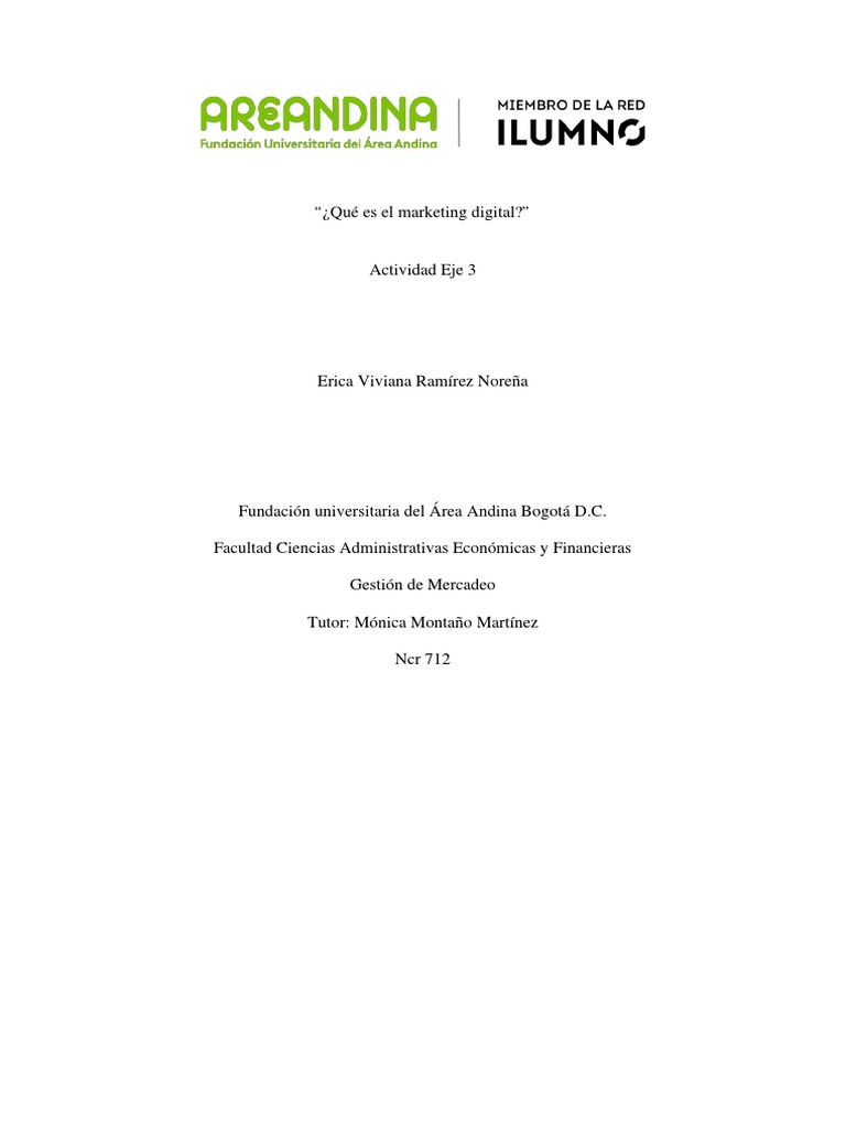 Que es el marketing digital gestion de mercadeo 712 pdf marketing