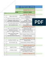 HF FP List& Rate B.PTL