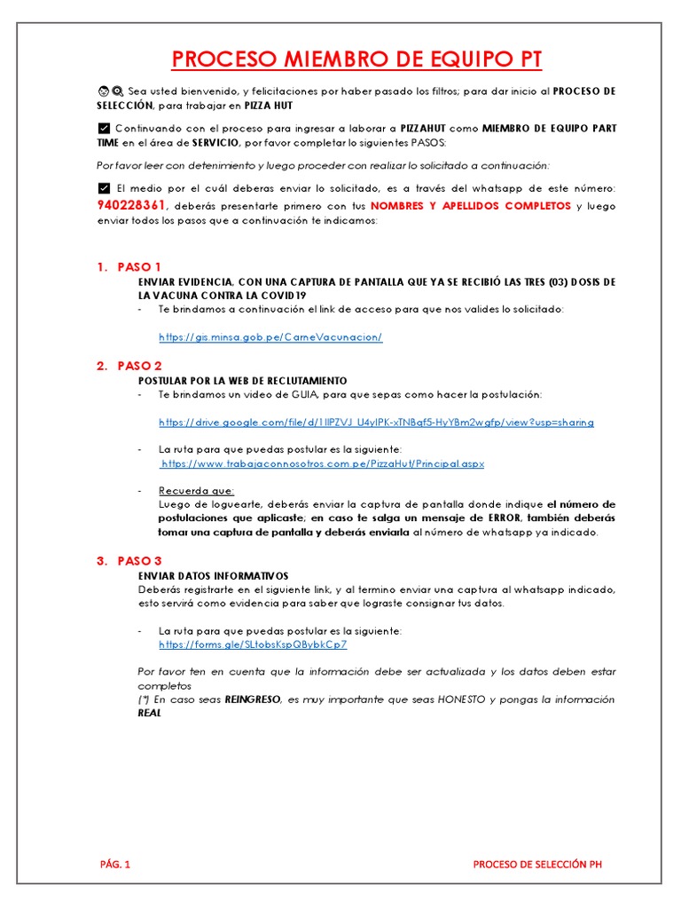Servicio Pdf