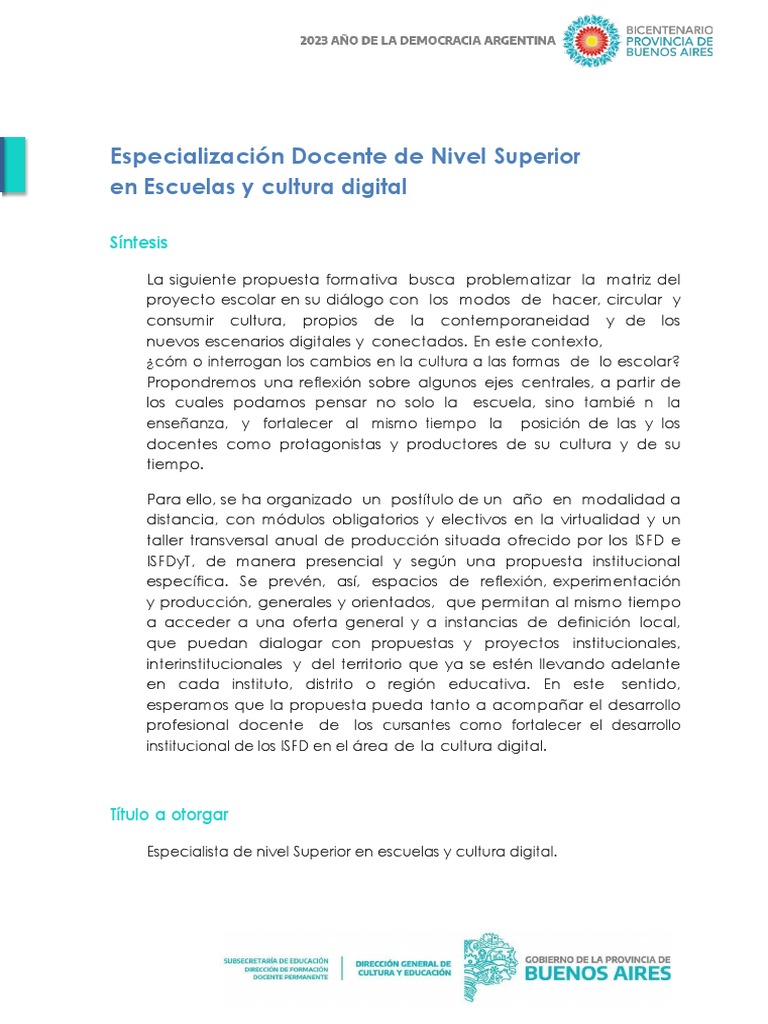 Escuelas y Cultura Digital PDF Enseñando Inclusión (Educación)