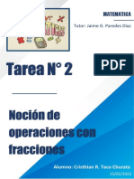 Tarea #2 - Matematicas