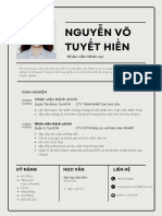 Nguyễn Võ Tuyết Hiền - Nhân viên Nhân sự - CV