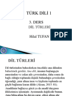 TD1 - 3.ders Di̇l Türleri̇