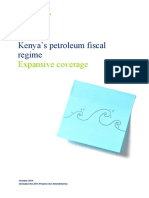 Tax Kenya Petroleum Fiscal Regime 2014