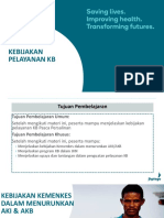 Materi Dasar - Kebijakan Pelayanan KB Updated