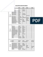 Jadual Bertugas Hakim Kamil Samer 2023 .: Hari Acara Hakim 1 Hakim 2 Hakim 3 Hakim 4