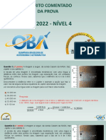 Prova Nivel 4 Da Oba de 2022 - Gabarito Power Point