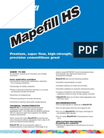 Mapefill-Hs - Technical Data Sheet