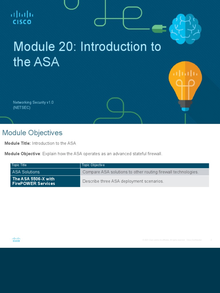Introduction to Cisco ASA Firewall | PDF | Computer Network | Service ...