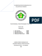 Laporan Akhir Praktikum Farmakologi Ii - Percobaan 3 - Kelompok 4a