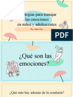 Estrategias para El Control de Emociones Con Niños y Adolescentes