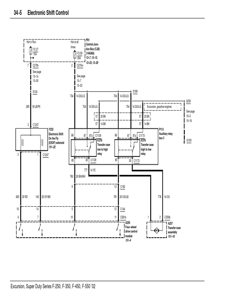 345 Electronic Shift Control Wiring PDF