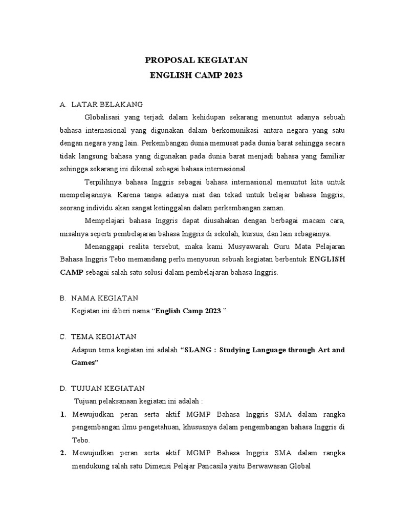 Proposal Bahasa Indonesia Pdf