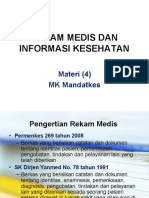 Rekam Medis Dan Informasi Kesehatan