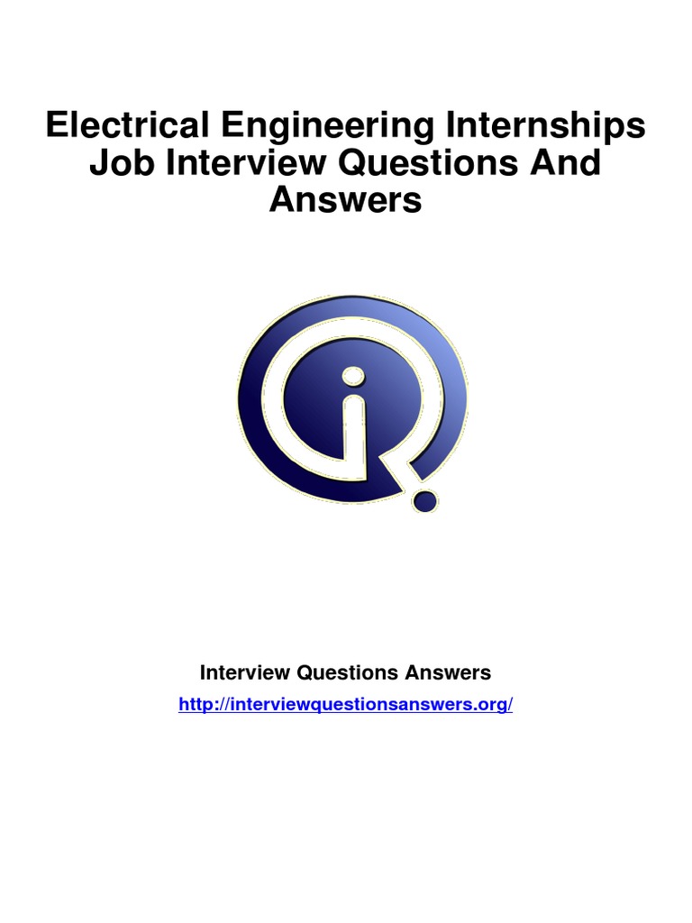 Electrical Engineering Internships Inter PDF Employment Experience