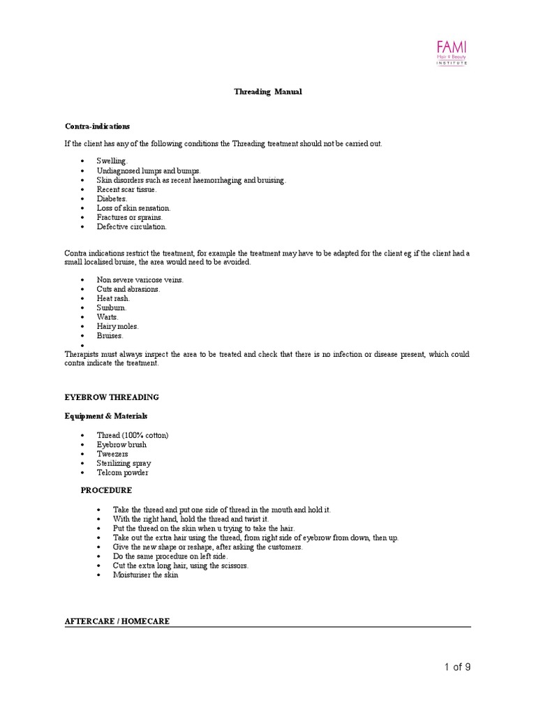 Threading Manual PDF